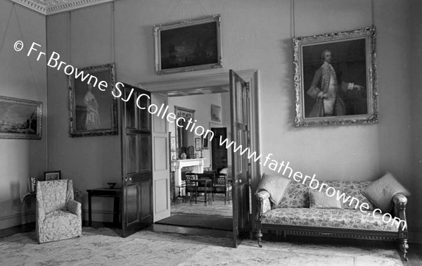 MOUNT CONGREVE  DRAWING ROOM FROM WEST LOOKING TO SMALL DRAWING ROOM